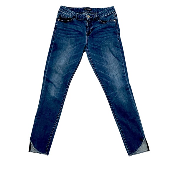 Dear John Skinny Blue Jeans Womens 27 Cut-Offs - Picture 2 of 8